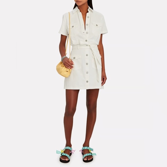 Rails | Danica White Denim Dress - Picture 1 of 6